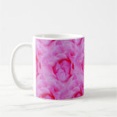 roze roze roos koffiemok (Links)