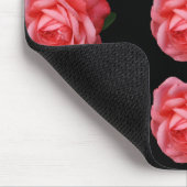 Roze roze roos muismat (Hoek)