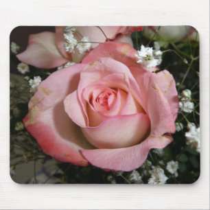 Roze roze roos muismat