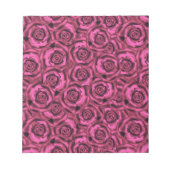 Roze roze roos notitieblok (Voorkant)