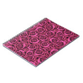 Roze roze roos notitieboek (Linkerzijde)