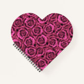 Roze roze roos notitieboek (Voorkant)