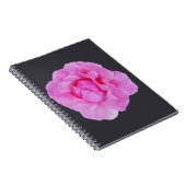 roze roze roos notitieboek (Rechterzijde)
