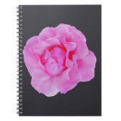 roze roze roos notitieboek (Voorkant)