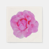 roze roze roos servet (Voorkant)