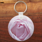 Roze roze roos sleutelhanger (Voorkant)