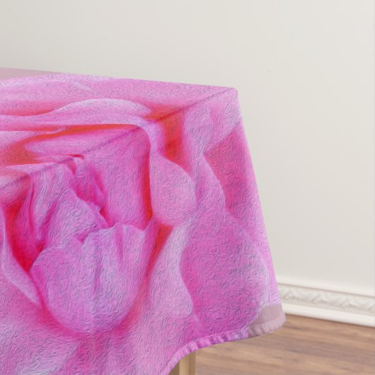 roze roze roos tafelkleed (Voorbeeld)