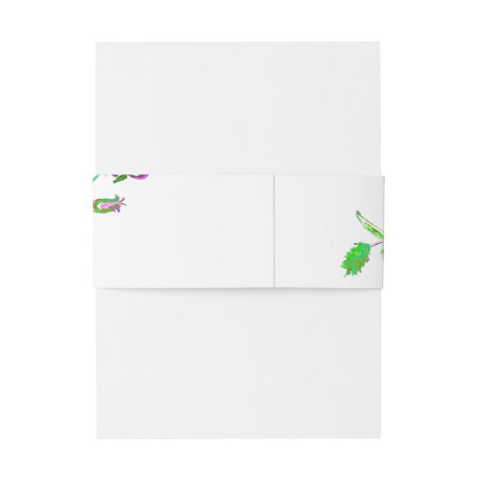 roze roze roos uitnodigingen wikkel (Achterkant Voorbeeld)