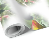 roze roze rosebud cadeaupapier (Rol Hoek)