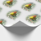 roze roze rosebud cadeaupapier (Hoek)