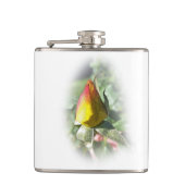 roze roze rosebud heupfles (Voorkant)