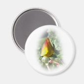 roze roze rosebud magneet (Voorkant / Achterkant)