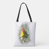 roze roze rosebud tote bag (Achterkant)