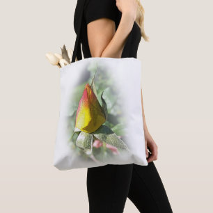roze roze rosebud tote bag