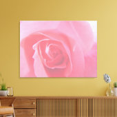 Roze roze roze afbeelding voor de rozenbloem. canvas afdruk (Insitu (Woonkamer))
