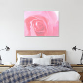 Roze roze roze afbeelding voor de rozenbloem. canvas afdruk (Insitu (Slaapkamer))