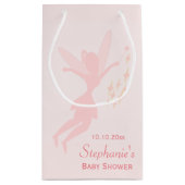 Roze roze roze Baby shower Klein Cadeauzakje (Achterkant)