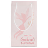 Roze roze roze Baby shower Klein Cadeauzakje (Voorkant)