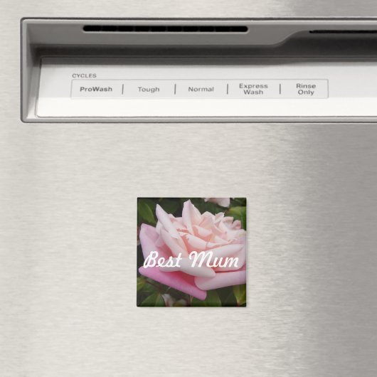 Roze Roze Roze Beste mobiele vormgeving Magneet (Insitu (Vaatwasser))