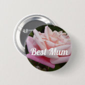 Roze Roze Roze Beste mobiele vormgeving Ronde Button 5,7 Cm (Voorkant /achterkant)