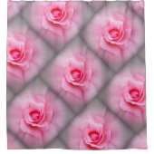 Roze roze roze bladen douchegordijn (Voorkant)