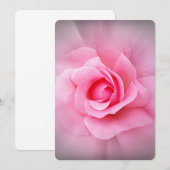 Roze roze roze bladen kaart (Voorkant / Achterkant)