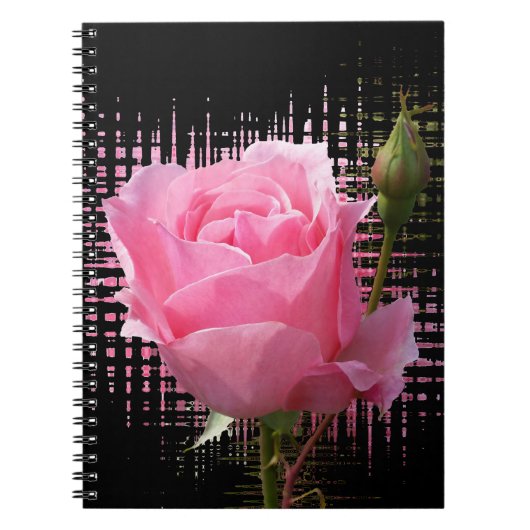 Roze roze roze bladen notitieboek (Voorkant)