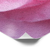 Roze roze roze bladen perfect poster (Hoek)