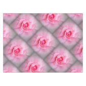 Roze roze roze bladen tafelkleed (Voorkant (Horizontaal))