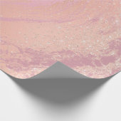 Roze roze roze bleekdop Abstract Cadeaupapier (Hoek)
