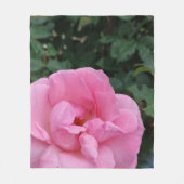 Roze roze roze bloemdeken fleece deken (Voorkant)