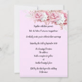 roze roze roze bruinktbruid kaart (Voorkant)