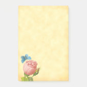 Roze Roze Roze en Blauwe Moth Post-it® Notes (Voorkant)