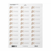 Roze roze roze en groene lederen het Etiket van he (Full Sheet)