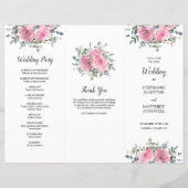 Roze Roze Roze Eucalyptus Orde van Dienst (Voorkant)