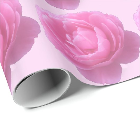  roze roze roze feestdag cadeaupapier (Rol Hoek)