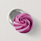 Roze roze roze gevouwen tot perfecte Button (Voorkant /achterkant)