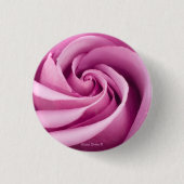 Roze roze roze gevouwen tot perfecte Button (Voorkant)