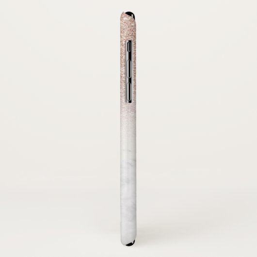 Roze roze roze goud glitter witte marmer Gepersona Case-Mate iPhone Case (Achterkant/links)