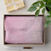 Roze Roze Roze & Gouden Glitter Bruiloft Feest Tissuepapier (Geschenk)