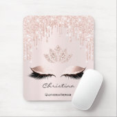 Roze roze roze goudvlek ondoordringbaar Lotus roze Muismat (Met muis)