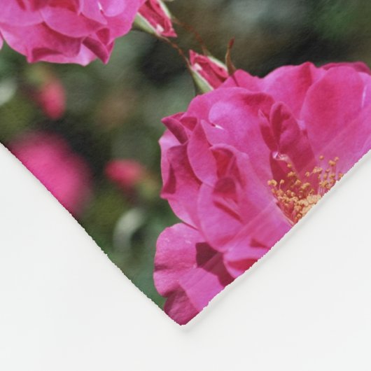 Roze roze roze in het Abstracte patroon Fleece Deken (Hoek)