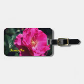 Roze roze roze in volledig bloem Sluiten Aangepast Bagagelabel (Voorkant horizontaal)