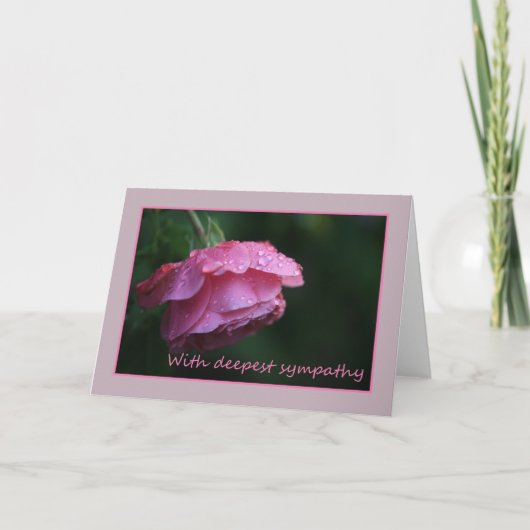 roze roze roze kaart (Voorkant)