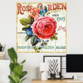  roze roze roze kantoor poster (Thuiskantoor)