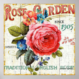  roze roze roze kantoor poster