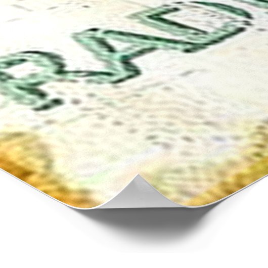  roze roze roze kantoor poster (Hoek)