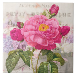 Roze roze roze keramische tegel tegeltje