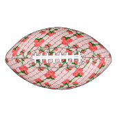 Roze roze roze klikketketkettingafdekking naadloze american football (Voorkant)