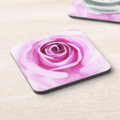 Roze roze roze liefdesventilator 6 drankjes onderzetter (Linkerzijde)